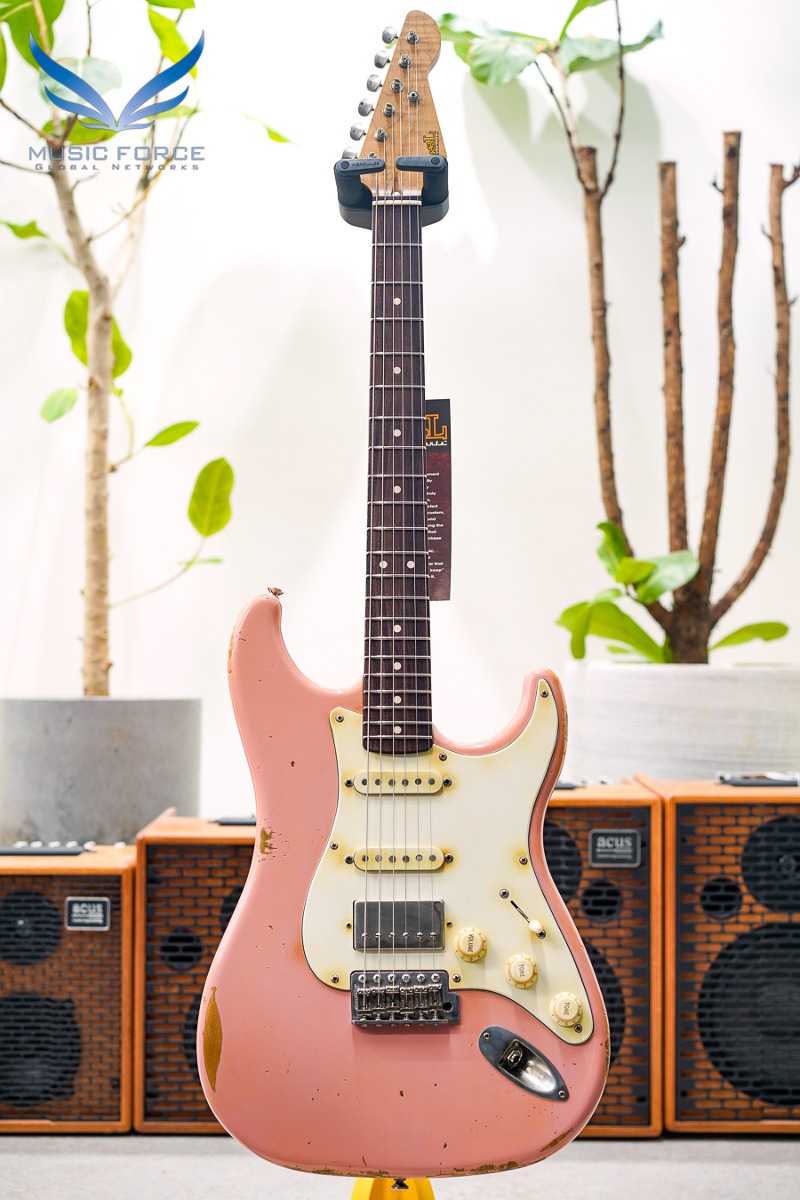 LSL Saticoy SSH Medium Aging-Shell Pink w/Roasted Maple Neck &amp; Rosewood Fingerboard (2023년산/신품) - 5957
