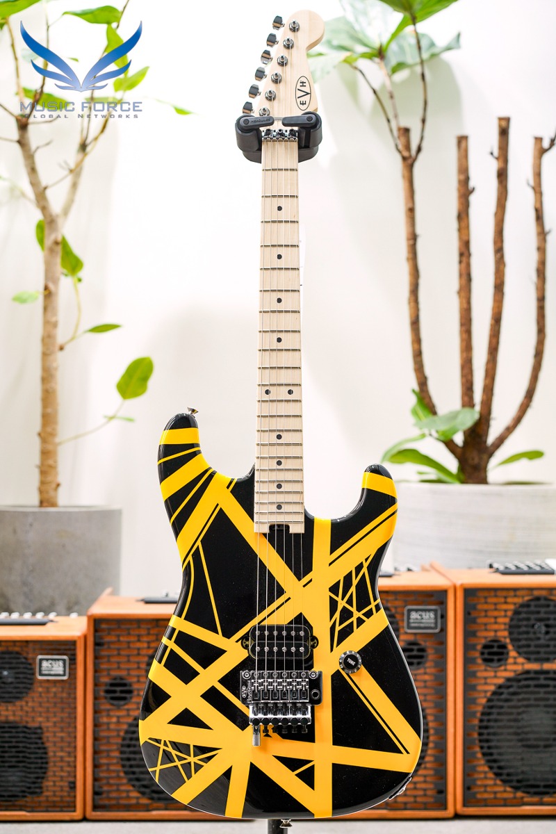 EVH Striped Series - Black with Yellow (신품) - EVH2114091