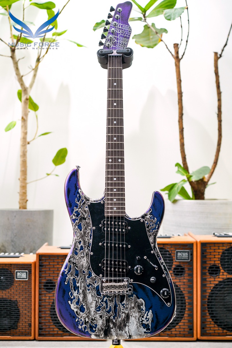 James Tyler Japan Studio Elite HD HSH-Color Shifting Shmear w/Faux Matching Headstock, Black PG, Rosewood FB, Midboost &amp; Bypass Button (2023년산/신품) - J23130