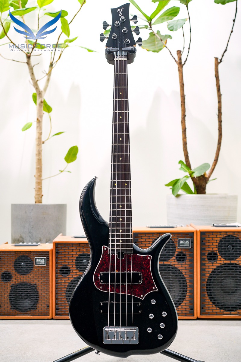 F-Bass BN5 Solid Black w/Macassar Ebony Fingerboard (2023년산/신품) - 810623