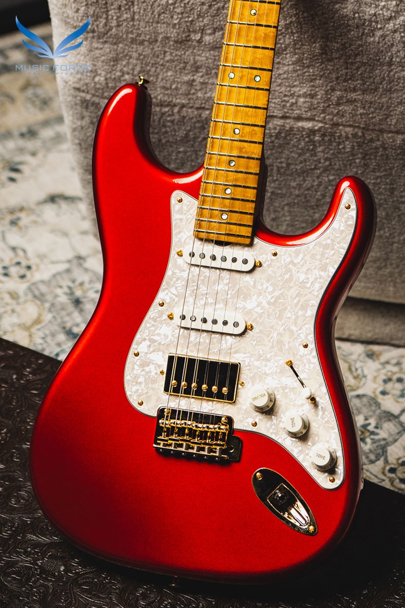 Don Grosh 30th Anniversary Limited Edition NOS Retro SSH-Candy Apple Red w/Highly Figured 1-Piece 5A Roasted Birdseye Maple Neck &amp; Gold Hardware (2023년산/신품) - 4203