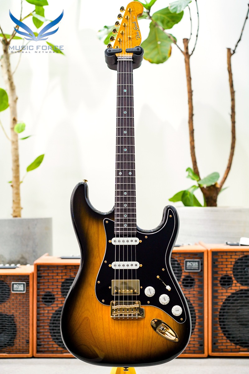 Don Grosh 30th Anniversary Limited Edition NOS Retro SSH-2 Tone Sunburst (Swamp Ash) w/Highly Figured 5A Roasted Birdseye Maple Neck, Indian Rosewood Fingerboard &amp; Gold Hardware (2024년산/신품) - 4262
