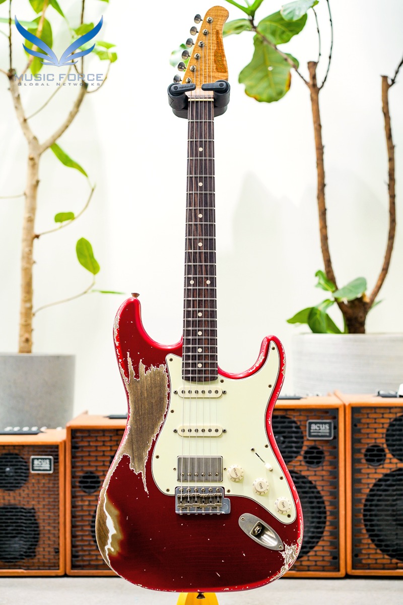 Xotic USA California Classic XSC-2 SSH Super Heavy Aging-Candy Apple Red(Optional Color) w/Roasted Flame Maple Neck &amp; Indian Rosewood FB (2024년산/Made in USA/신품) - 3460