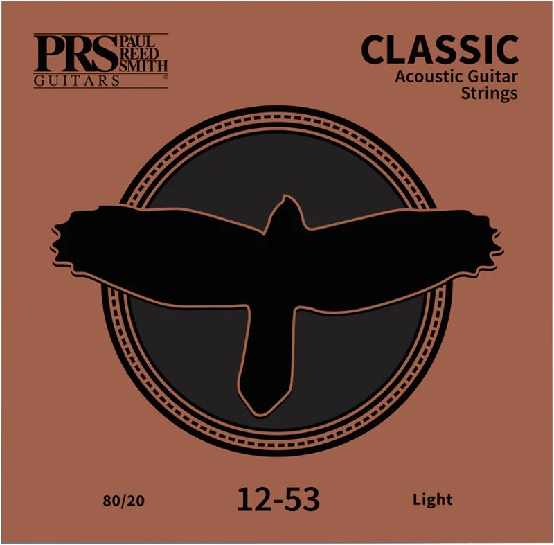 PRS Classic Series Acoustic Coated 80/20 Light Guitar Strings 012-053 (Made in USA)