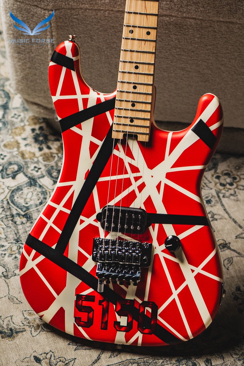 EVH Striped 5150 Series - Red with Black &amp; White (신품) - EVH2203895
