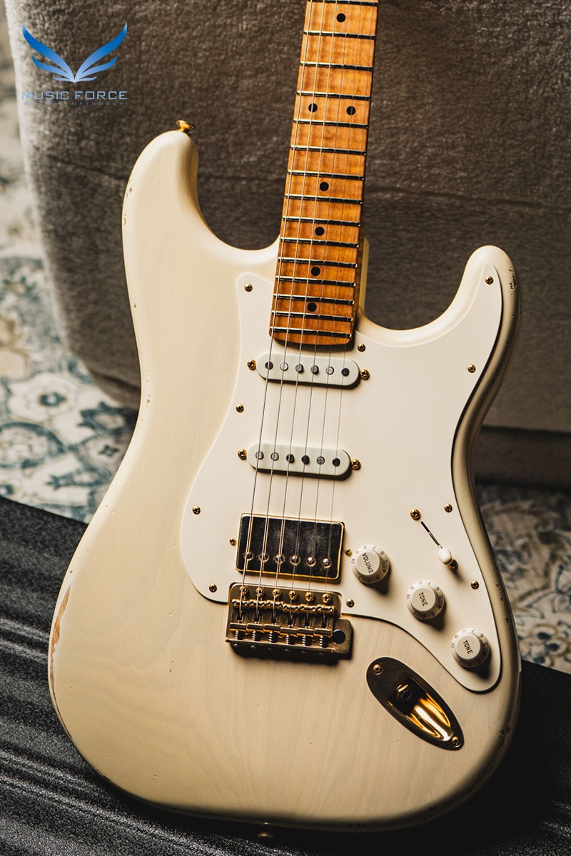 Xotic USA California Classic XSC-2 SSH Medium Aging-White Blonde w/Roasted Flame Maple Neck &amp; Gold Hardware (2024년산/Made in USA/신품) - 3461