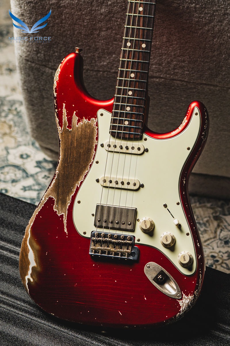 Xotic USA California Classic XSC-2 SSH Super Heavy Aging-Candy Apple Red w/Roasted Flame Maple Neck &amp; Indian Rosewood FB (2024년산/Made in USA/신품) - 3460